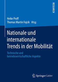 Vorderes Coverbild Nationale und internationale Trends in der Mobilität