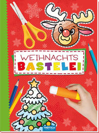 Vorderes Coverbild Trötsch Bastelbuch mit Bastelbögen Weihnachtsbastelei