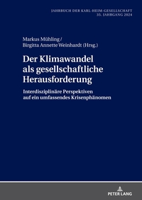 Vorderes Coverbild Der Klimawandel als gesellschaftliche Herausforderung