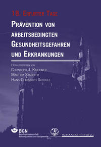 Vorderes Coverbild Prävention von arbeitsbedingten Gesundheitsgefahren und Erkrankungen 18