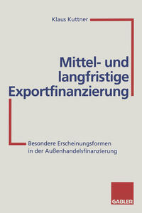 Vorderes Coverbild Mittel- und langfristige Exportfinanzierung