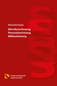 Vorderes Coverbild Betriebsverfassung, Personalvertretung, Mitbestimmung