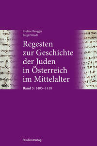 Vorderes Coverbild Regesten zur Geschichte der Juden in Österreich im Mittelalter