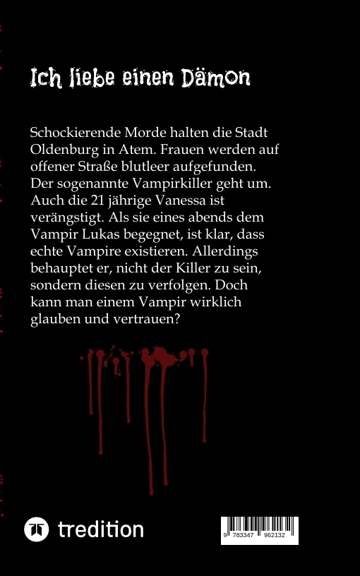Rückseitencover Ich liebe einen Dämon
