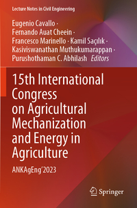 Vorderes Coverbild 15th International Congress on Agricultural Mechanization and Energy in Agriculture