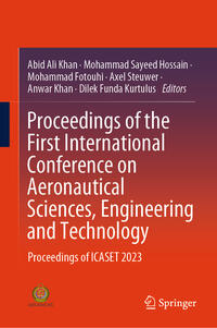 Vorderes Coverbild Proceedings of the First International Conference on Aeronautical Sciences, Engineering and Technology