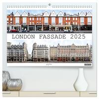 Vorderes Coverbild London Fassade 2025 (hochwertiger Premium Wandkalender 2025 DIN A2 quer), Kunstdruck in Hochglanz
