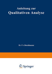 Vorderes Coverbild Anleitung zur Qualitativen Analyse