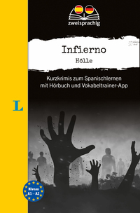 Vorderes Coverbild Langenscheidt Krimi zweisprachig Spanisch - Infierno - Hölle (A1/A2)