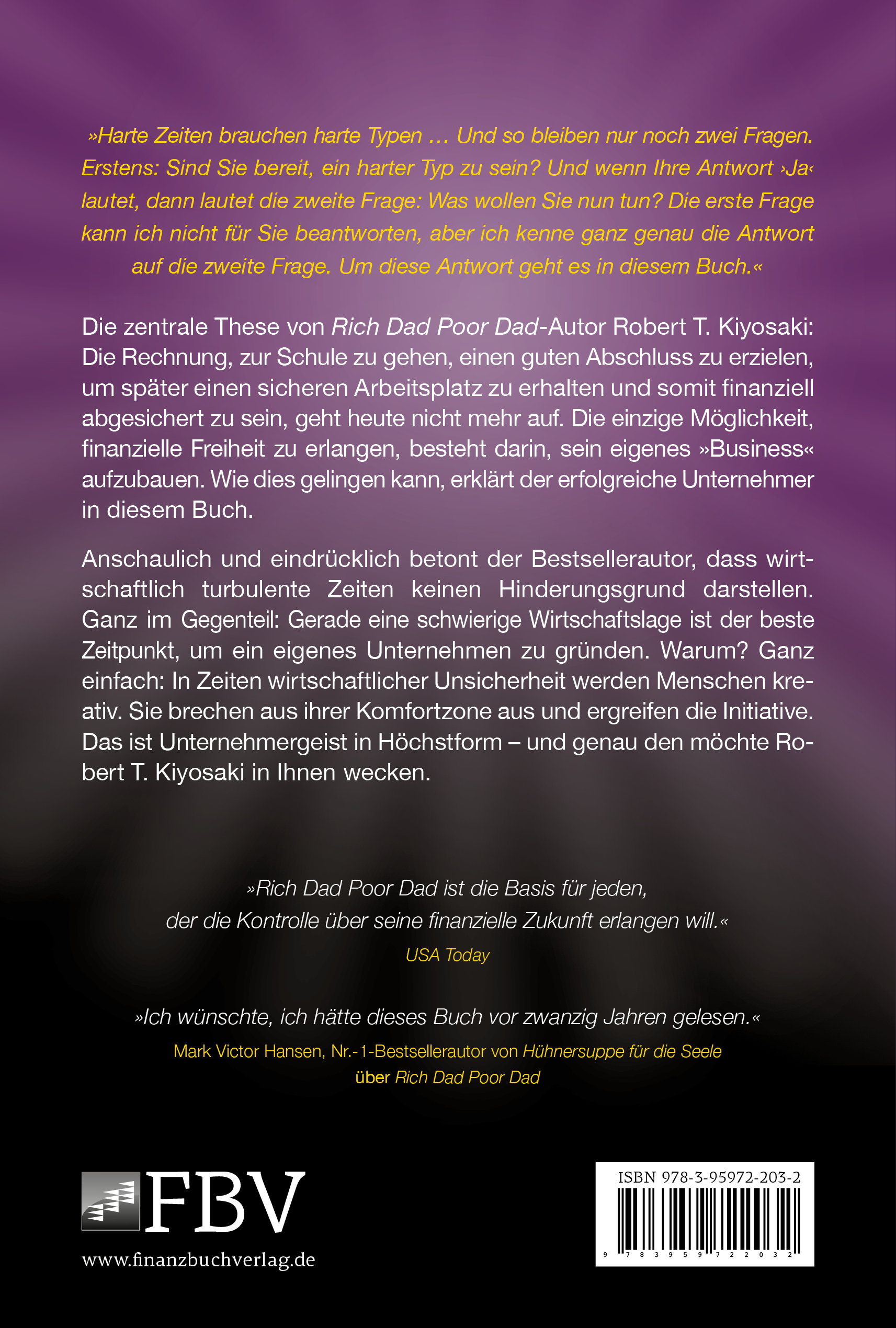 Rückseitencover Das Business des 21. Jahrhunderts