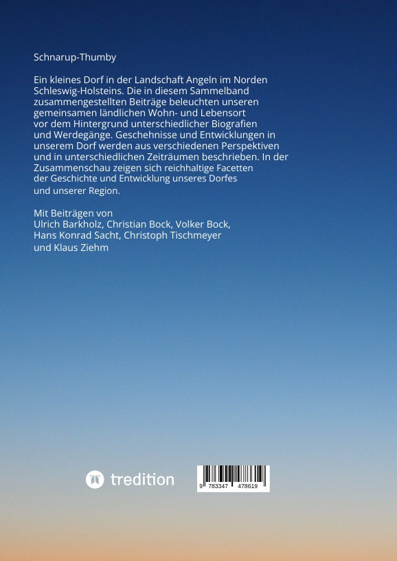 Rückseitencover Schnarup-Thumby