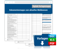 Vorderes Coverbild Dokumentenmappe zum aktuellen Meldewesen