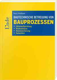 Vorderes Coverbild Bautechnische Betreuung von Bauprozessen