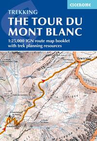 Vorderes Coverbild Tour du Mont Blanc Map Booklet