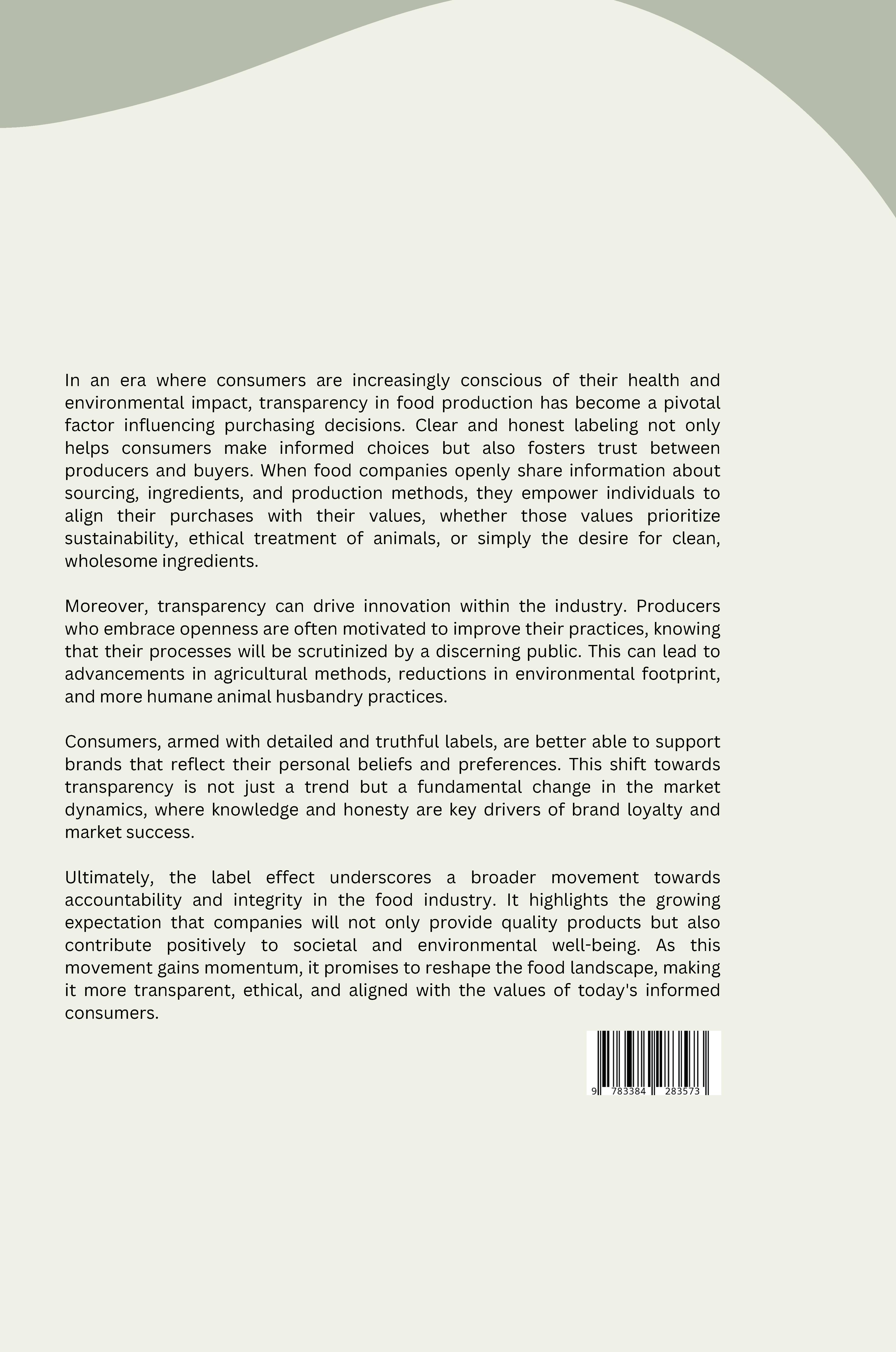 Rückseitencover Animal Welfare, Environment, Safety: What Consumers Care About in Modern Farming