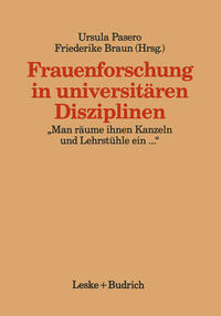 Vorderes Coverbild Frauenforschung in universitären Disziplinen