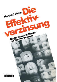 Vorderes Coverbild Die Effektivverzinsung