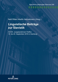 Vorderes Coverbild Linguistische Beiträge zur Slavistik