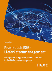 Vorderes Coverbild Praxisbuch ESG-Lieferkettenmanagement