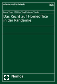 Vorderes Coverbild Das Recht auf Homeoffice in der Pandemie