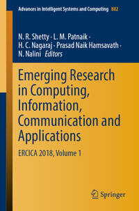 Vorderes Coverbild Emerging Research in Computing, Information, Communication and Applications