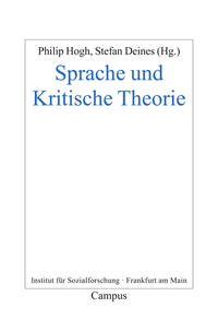 Vorderes Coverbild Sprache und Kritische Theorie