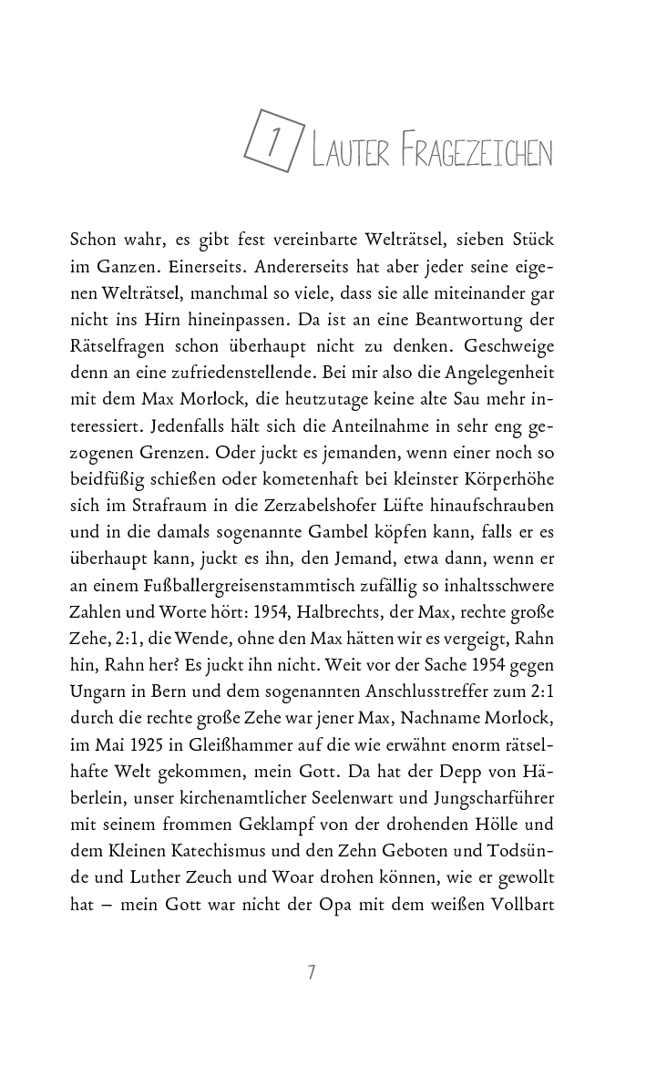 Beispielinhalt (Bild) Wie ich einmal nicht der Morlock geworden bin