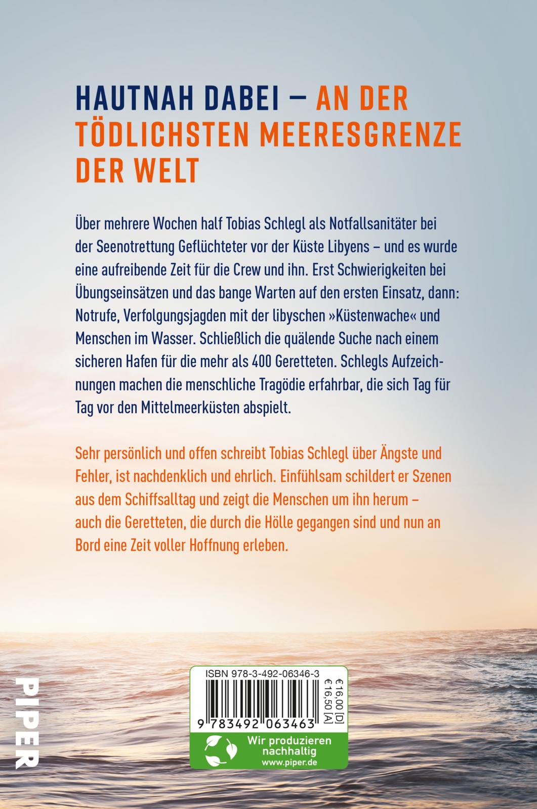 Rückseitencover See. Not. Rettung.
