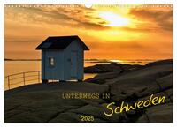 Vorderes Coverbild Unterwegs in Schweden (Wandkalender 2025 DIN A3 quer), CALVENDO Monatskalender