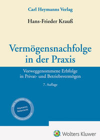 Vorderes Coverbild Vermögensnachfolge in der Praxis