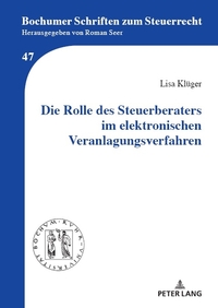 Vorderes Coverbild Die Rolle des Steuerberaters im elektronischen Veranlagungsverfahren