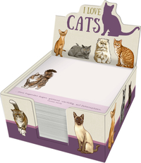 Vorderes Coverbild Zettelkästchen – I love cats