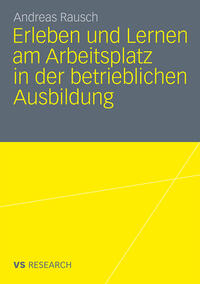 Vorderes Coverbild Erleben und Lernen am Arbeitsplatz in der betrieblichen Ausbildung