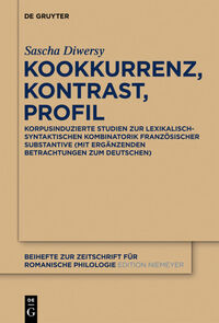 Vorderes Coverbild Kookkurrenz, Kontrast, Profil