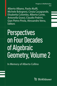Vorderes Coverbild Perspectives on Four Decades of Algebraic Geometry, Volume 2