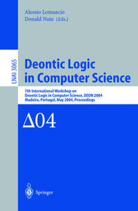 Vorderes Coverbild Deontic Logic in Computer Science