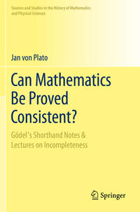 Vorderes Coverbild Can Mathematics Be Proved Consistent?