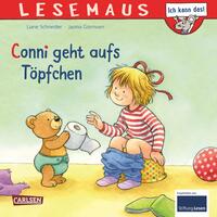 Vorderes Coverbild LESEMAUS 83: Conni geht aufs Töpfchen