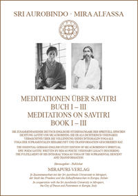 Vorderes Coverbild Meditationen über Savitri Buch I-III – Meditations on Savitri Book I-III