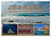 Vorderes Coverbild Mexiko - verliebt in ein atemberaubendes Land (Wandkalender 2025 DIN A2 quer), CALVENDO Monatskalender