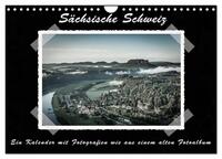 Vorderes Coverbild Sächsische Schweiz (Wandkalender 2025 DIN A4 quer), CALVENDO Monatskalender