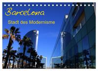 Vorderes Coverbild Barcelona - Stadt des Modernisme (Tischkalender 2025 DIN A5 quer), CALVENDO Monatskalender