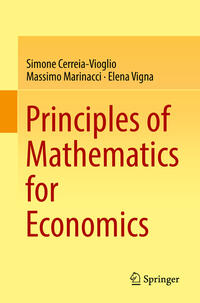 Vorderes Coverbild Principles of Mathematics for Economics