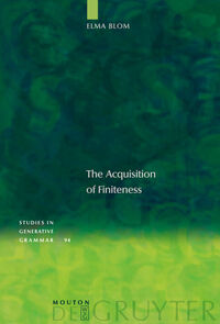 Vorderes Coverbild The Acquisition of Finiteness