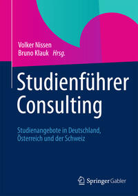 Vorderes Coverbild Studienführer Consulting