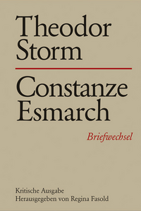 Vorderes Coverbild Theodor Storm - Constanze Esmarch