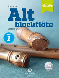 Vorderes Coverbild Schule für Altblockflöte 1 (mit Audio-Download)