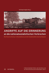Vorderes Coverbild Angriffe auf die Erinnerung an die nationalsozialistischen Verbrechen