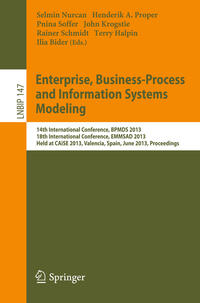 Vorderes Coverbild Enterprise, Business-Process and Information Systems Modeling