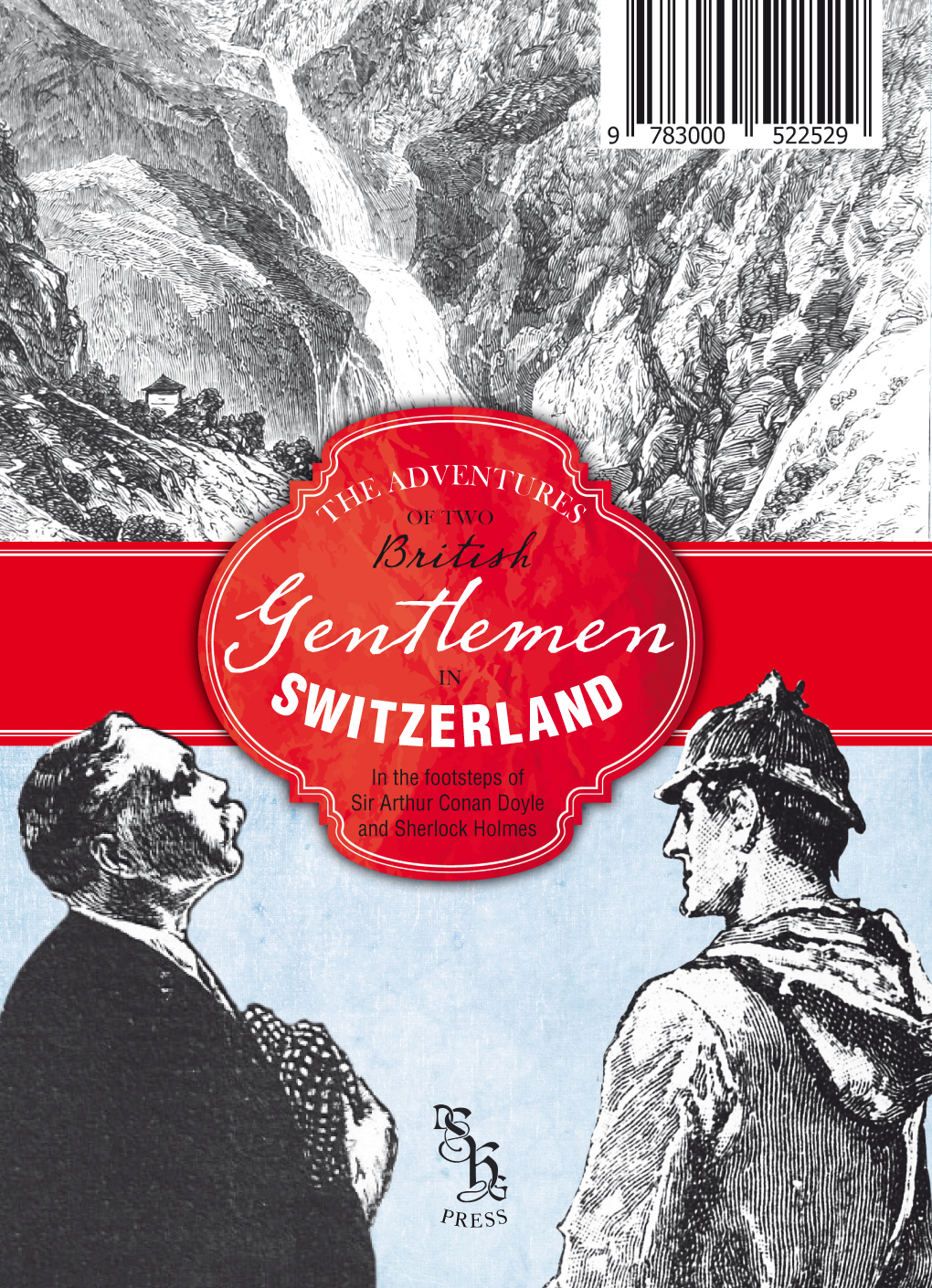 Rückseitencover Die Abenteuer zweier britischer Gentlemen in der Schweiz